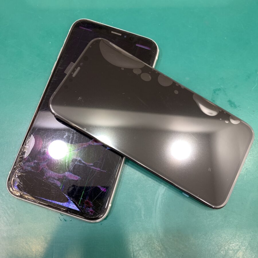 【フロントパネル交換修理】茅ヶ崎市からお越しのお客様より、iPhoneXR(アイフォンテンアール)をお持ち込みいただきました！