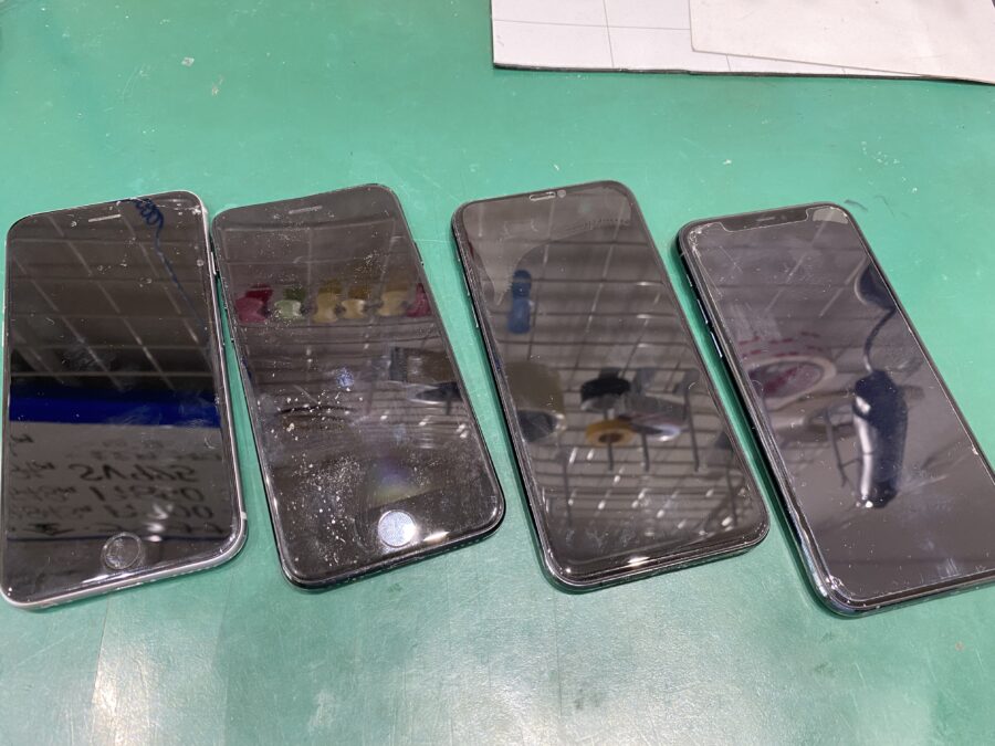 iPhone(アイフォン)の古い機種から新しい機種まで複数台同時修理も大歓迎♪