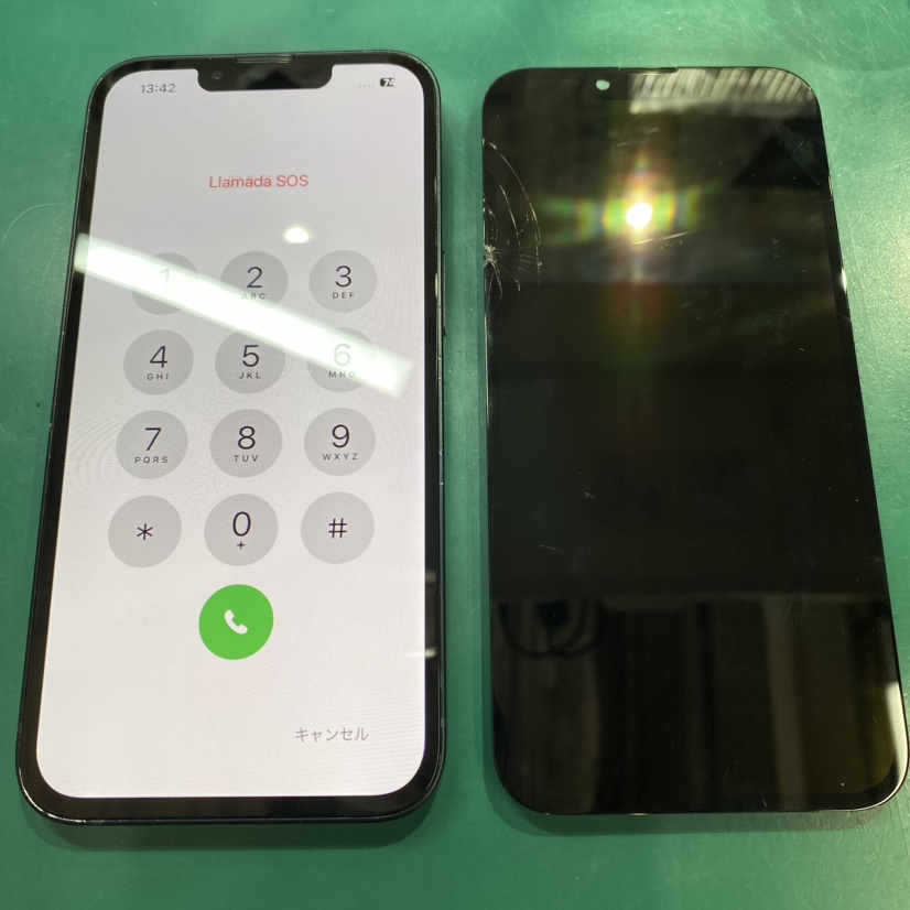 iPhone14のタッチができない、映らない時の画面修理は当店へ！【スマホ修理工房池袋P'パルコ店】