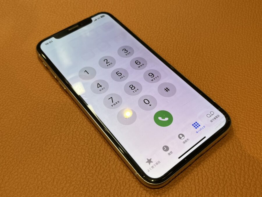 画面が焼き付いてしまったiPhoneX（アイフォンイテン）の修理を行いました!【スマホ修理工房仙台PARCO2店】