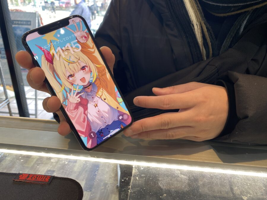 江東区東砂よりご来店！クロ様 iPhoneXS バッテリー交換