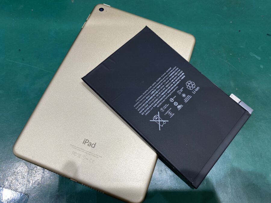 iPad mini4(アイパッド)電源が付かない、電池の減りが早くなった、リンゴマークを繰り返すなどの症状はありませんか？