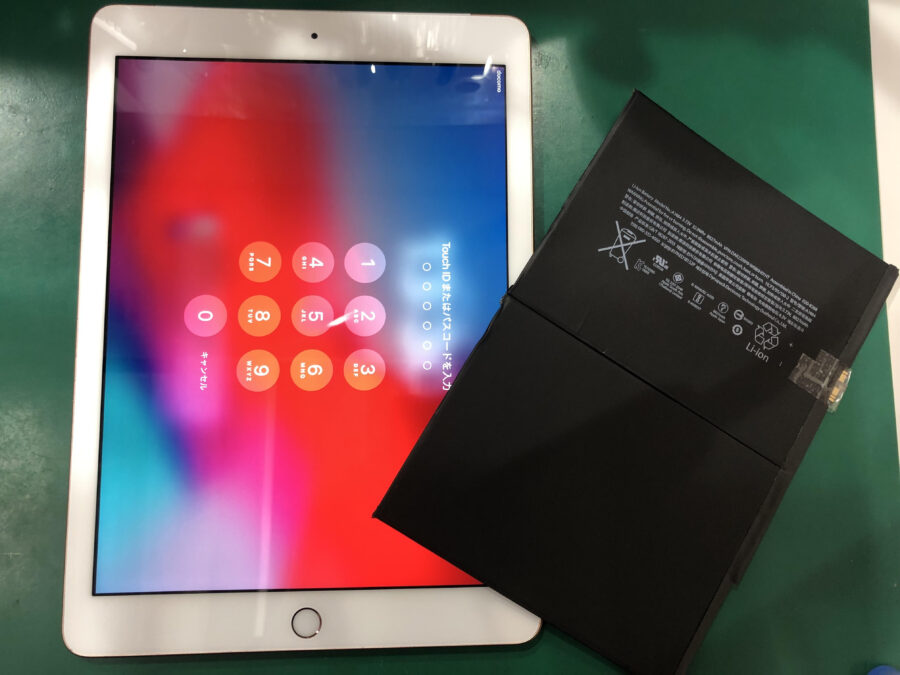 iPad 第6世代のバッテリー交換！！iPad修理は【スマホ修理工房 池袋P'パルコ本店】