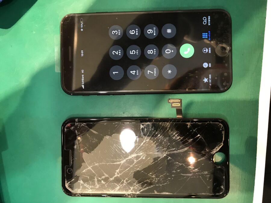 iPhoneSE(第2世代)　画面割れ修理【スマホ修理工房荻窪タウンセブン店】