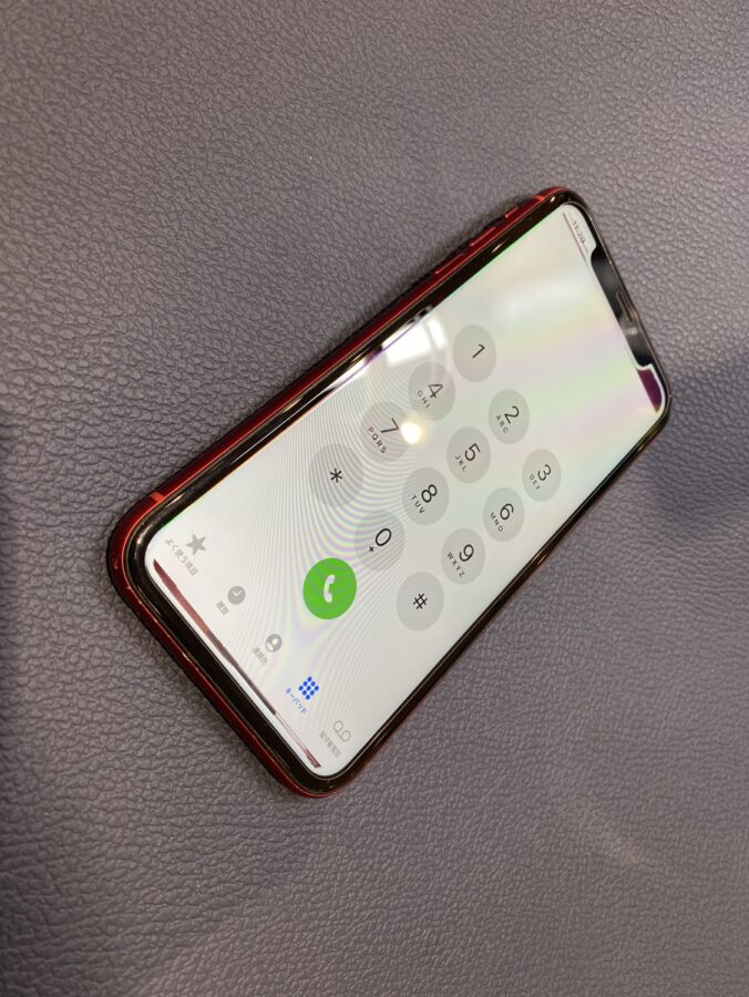 液晶不良の気になるiPhoneXR(アイフォンテンアール)画面修理を行いました!【スマホ修理工房仙台PARCO2店】