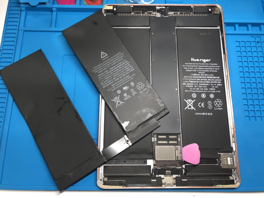 iPad Pro10.5インチのバッテリー交換は、即日修理対応の【スマホ修理工房 池袋P'パルコ本店】