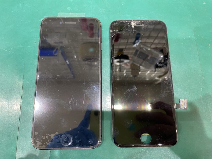 江東区西大島、亀戸近くのスマホ修理店！iPhone8(アイフォン)画面が割れた。タッチが効かない。