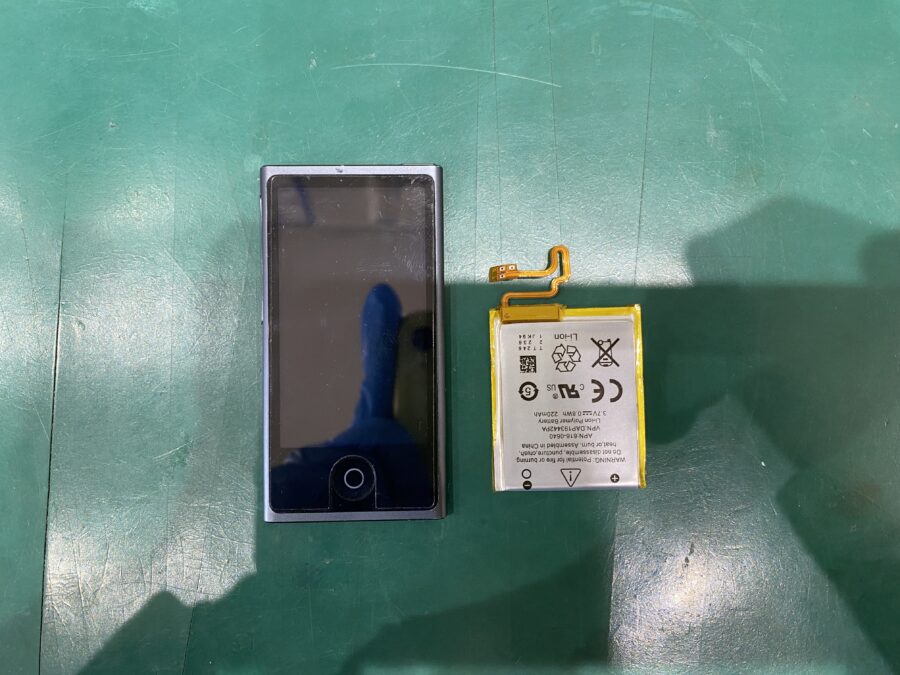 江東区西大島、亀戸近くのスマホ修理店！iPodnano7(アイポッド)のバッテリーの持ちが悪い。そんな時は当店にお任せください