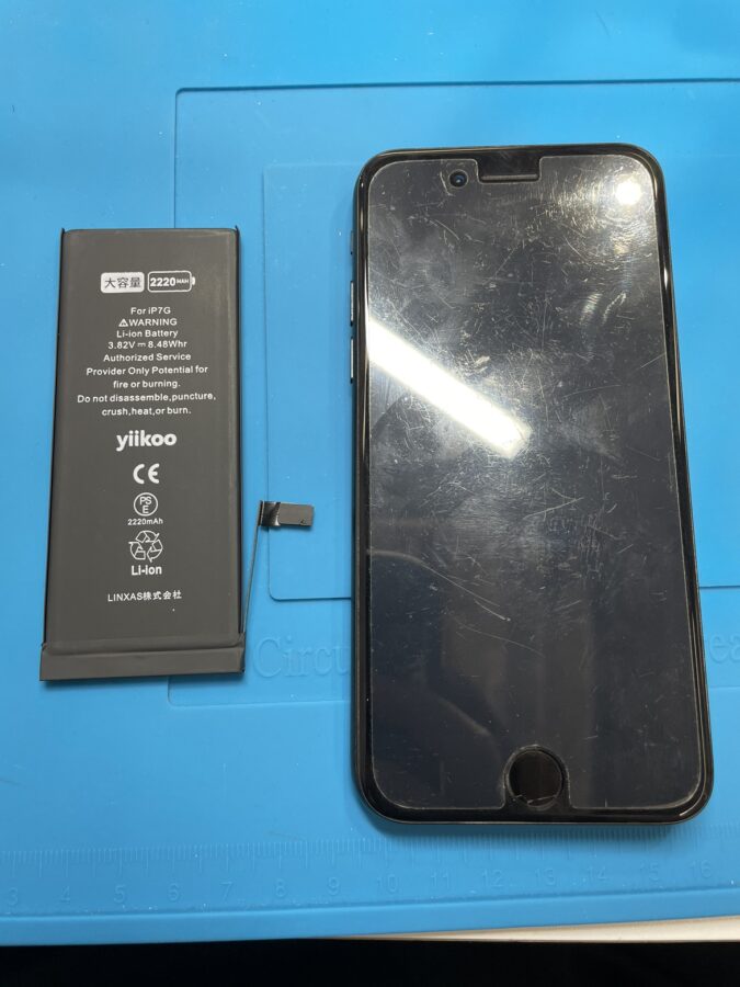 サポート終了機種iPhone7でもまだまだバッテリー交換できますよ！【スマホ修理工房池袋P'パルコ店】