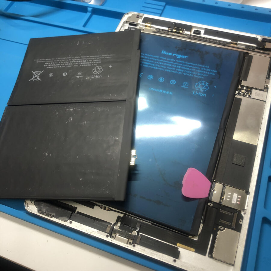 iPad Air 第2世代のバッテリー交換は、即日修理対応の「スマホ修理工房池袋P'パルコ本店」