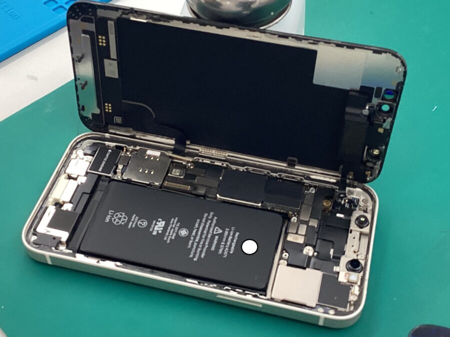 iPhone(アイフォン）12mini　バッテリー交換　スマホ修理工房　青葉通り店