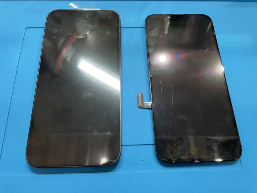 画面が映らなくなってしまったiPhone13でも【スマホ修理工房池袋P'パルコ店】でなら最短即日修理できます！
