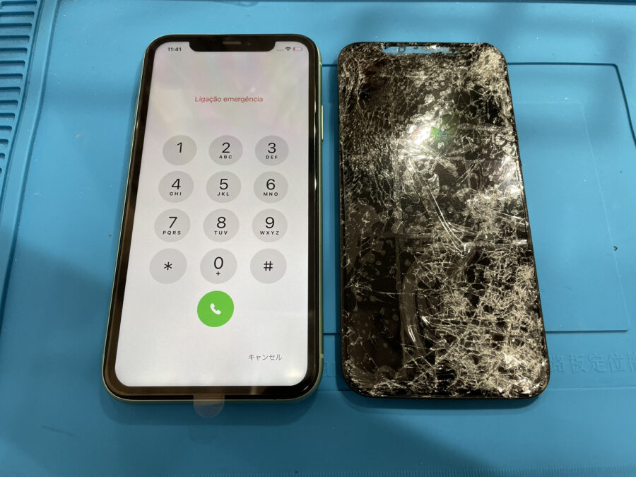 iPhone11の画面交換(液晶破損)修理でも【スマホ修理工房池袋P'パルコ店】なら最短即日で対応してます！