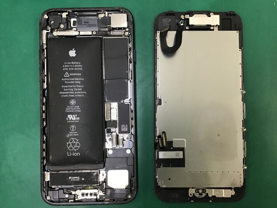 スマホ修理工房王子店/iPhone7のバッテリー交換をいたしました！