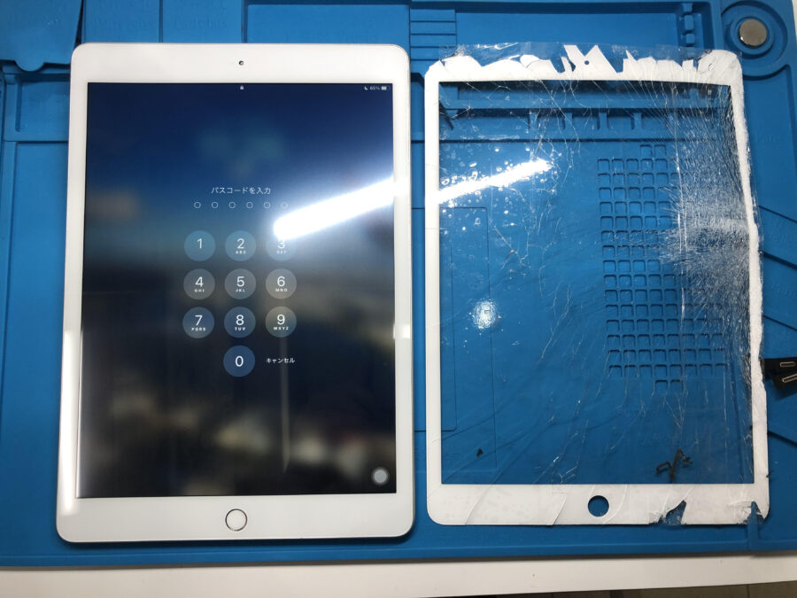 iPad 第8世代のガラス割れ・画面割れ修理は、即日修理対応の「スマホ修理工房　池袋P'パルコ本店」