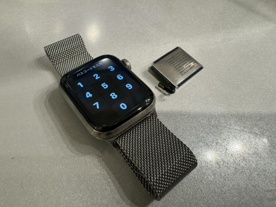 AppleWatch5 40mm(アップルウオッチ)A2094のバッテリー交換は【スマホ修理工房 新宿PePe店】で60分～！