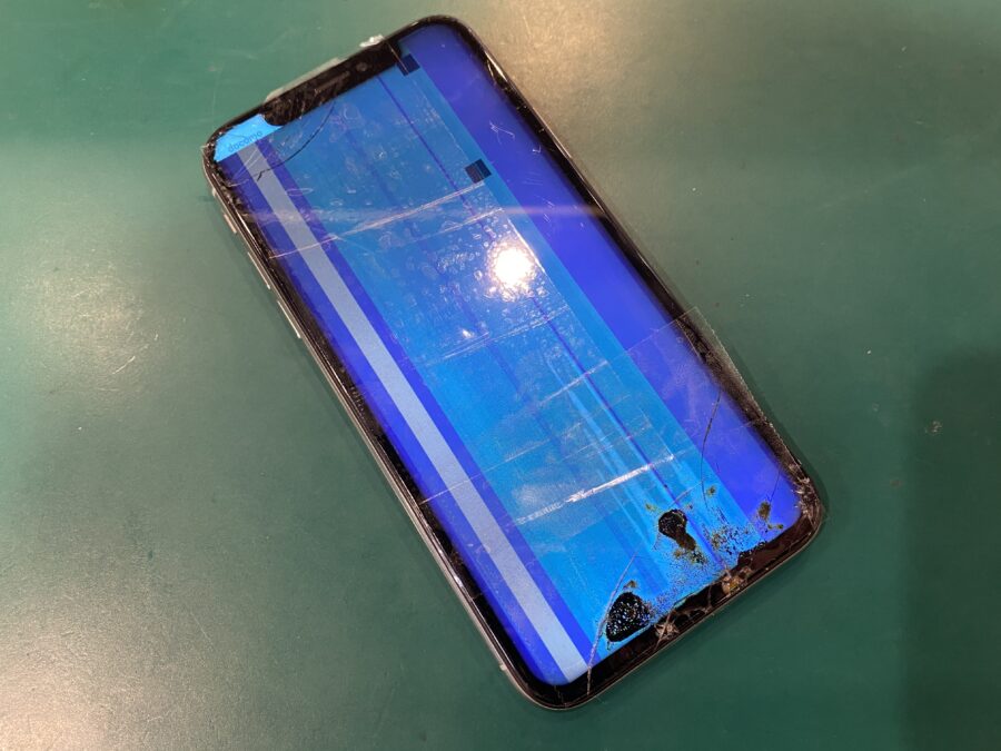 また壊しちゃったんですよね…iPhone X(アイフォン)の画面交換対応 - スマホ修理工房ペリエ千葉店