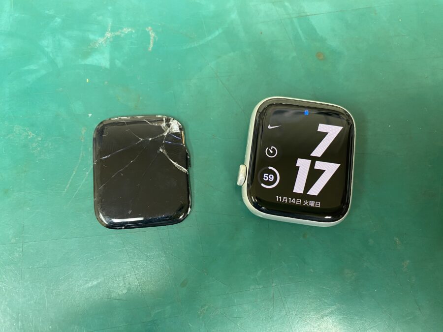 江東区西大島、亀戸近くのスマホ修理店！Apple WatchSE２(アップルウォッチ)画面が割れた。
