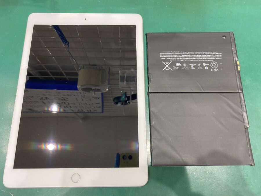 江東区西大島、亀戸近くのスマホ修理店！iPad 第6世代(アイパッド)バッテリーの持ちが悪い。