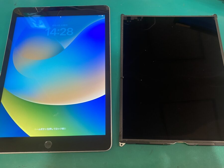 液晶が壊れたiPad (第9世代)も【スマホ修理工房　新宿PePe店】なら即日修理可能！