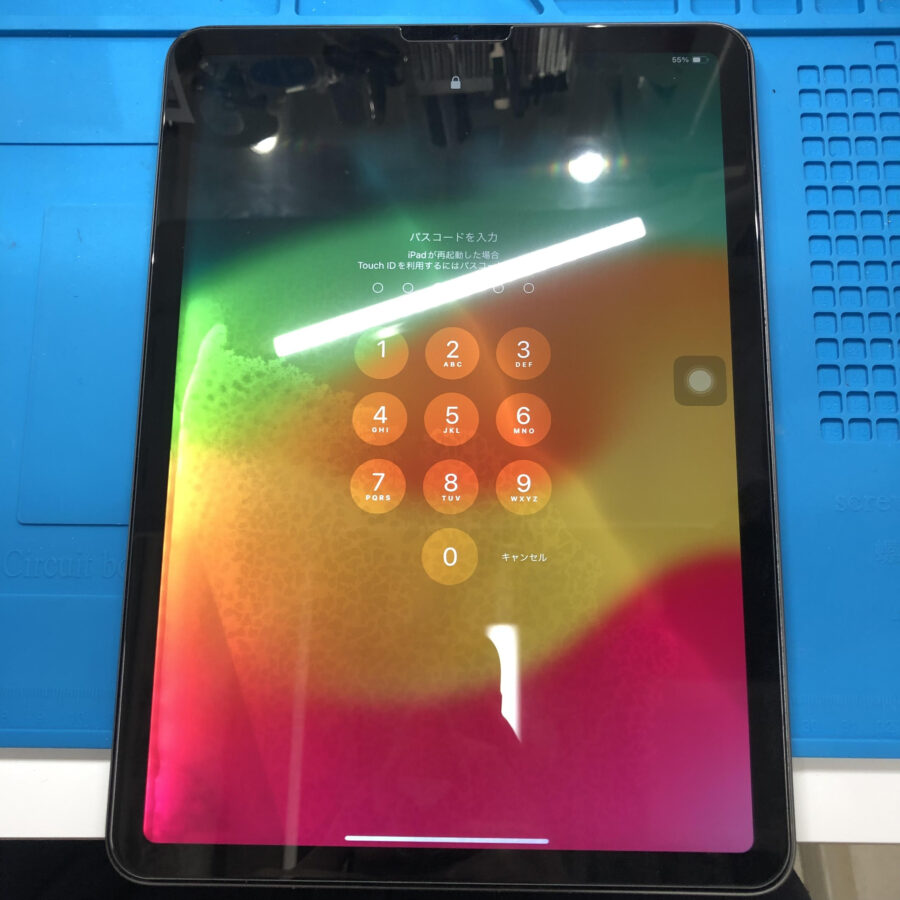 画面に水がかかってしまったiPad Air 第4世代の修理をいたしました！！　「スマホ修理工房　池袋P'パルコ本店」