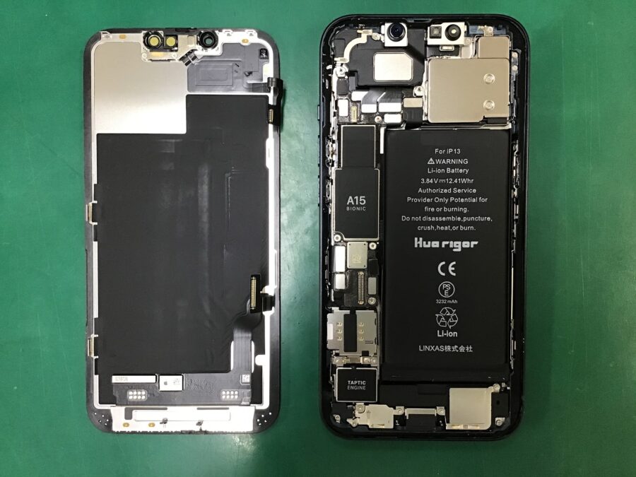 スマホ修理工房王子店/iPhone13のバッテリー交換をいたしました！