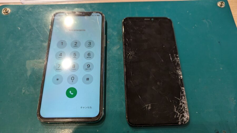 タッチできないiPhone 11 Pro （アイフォン）も当店なら画面交換修理で最短即日修理！【スマホ修理工房新宿PePe店】