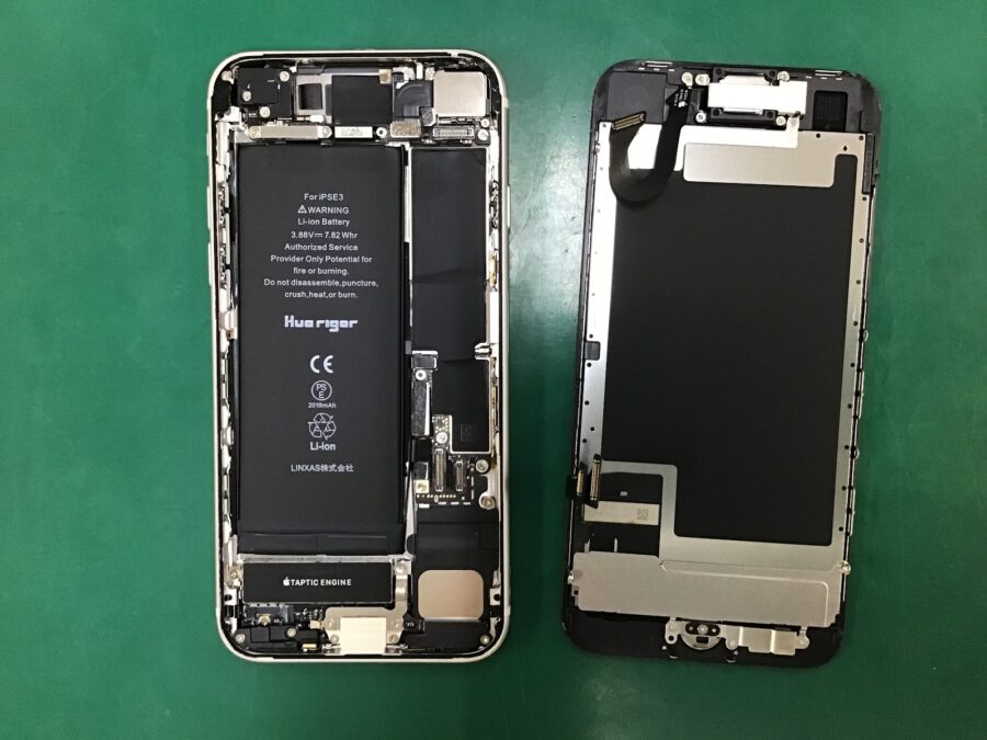 スマホ修理工房王子店/iPhoneSE第3世代のバッテリー交換をいたしました！