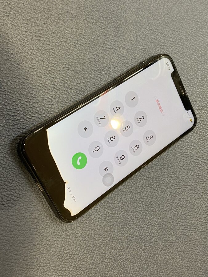 画面が故障しているiPhoneX(アイフォン)パネル交換を行いました。【スマホ修理工房　仙台PARCO２店】