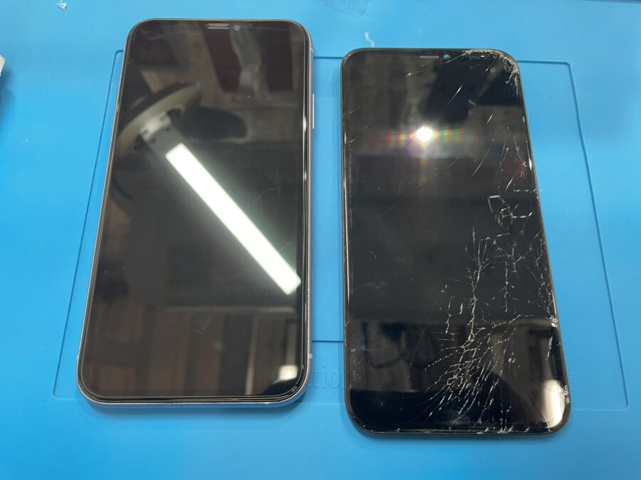 iPhone11の画面が割れてタッチができない！【スマホ修理工房池袋P'パルコ店】でなら即日で修理！