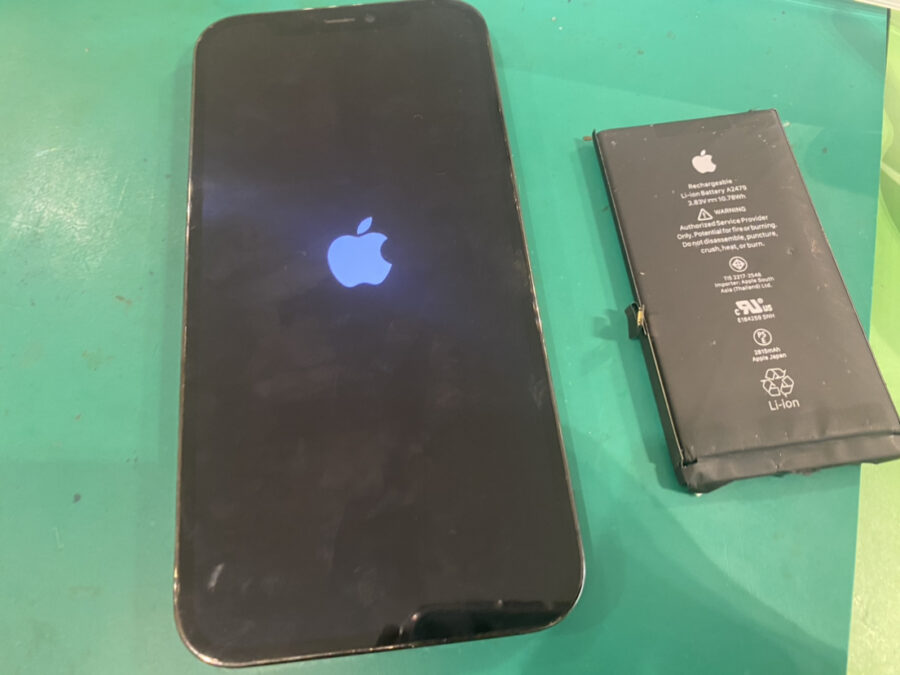 バッテリーの減りが早いiPhone12Proもバッテリー交換で即日改善!