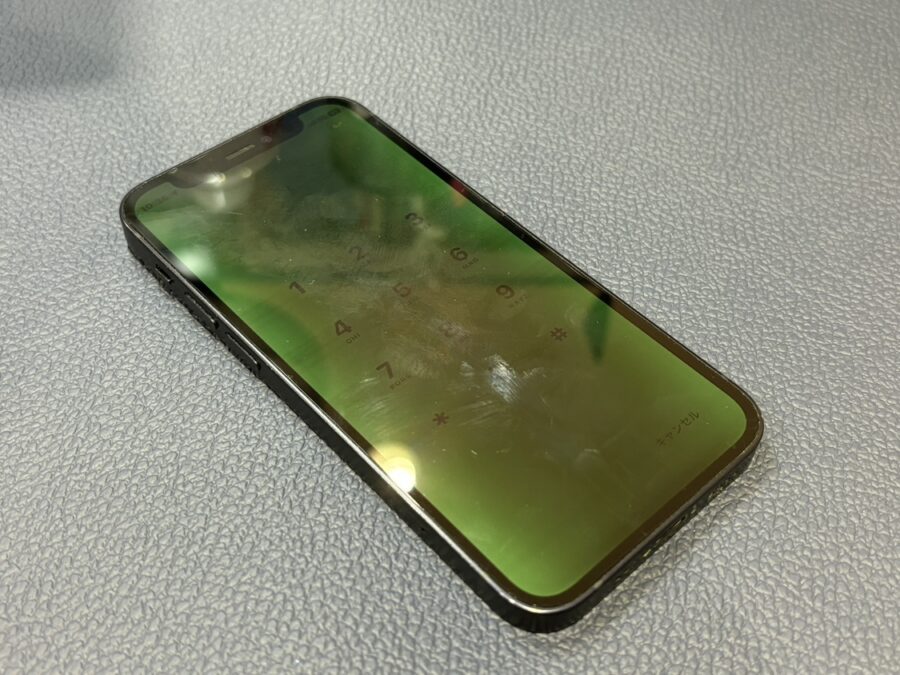画面が緑色になったiPhone12mini（アイフォン12ミニ）の画面交換修理を行いました!【スマホ修理工房仙台パルコ2店】