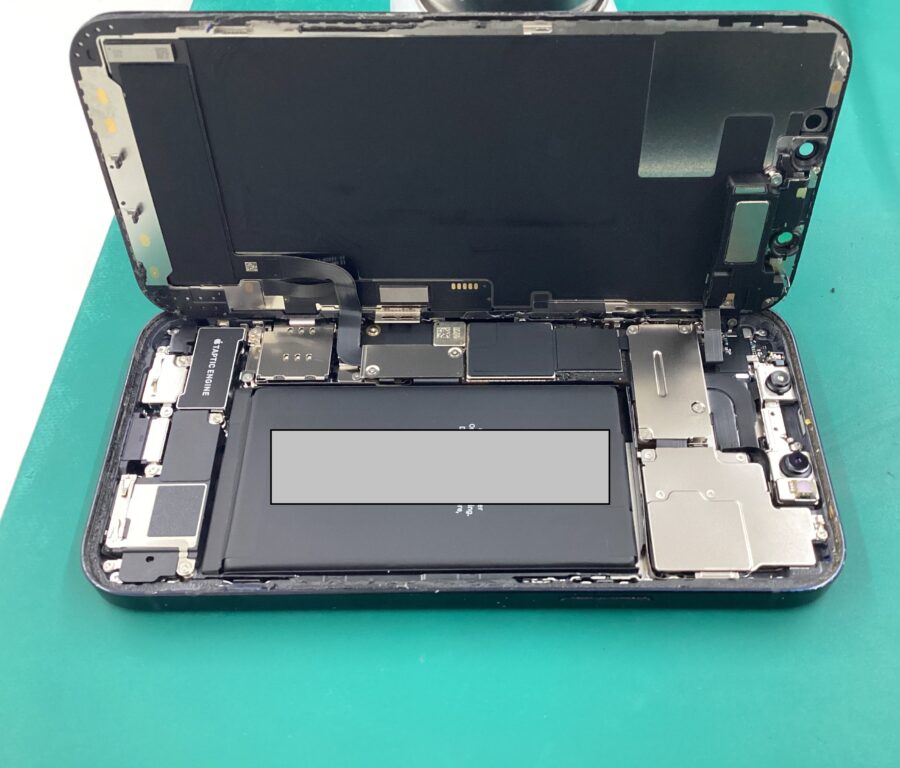 iPhone（アイフォン）12 バッテリー交換　スマホ修理工房 青葉通り店