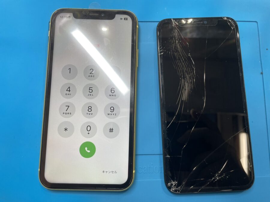 iPhone11（アイフォン11）のガラス割れ修理なら【スマホ修理工房池袋P’パルコ店】で即日対応♪
