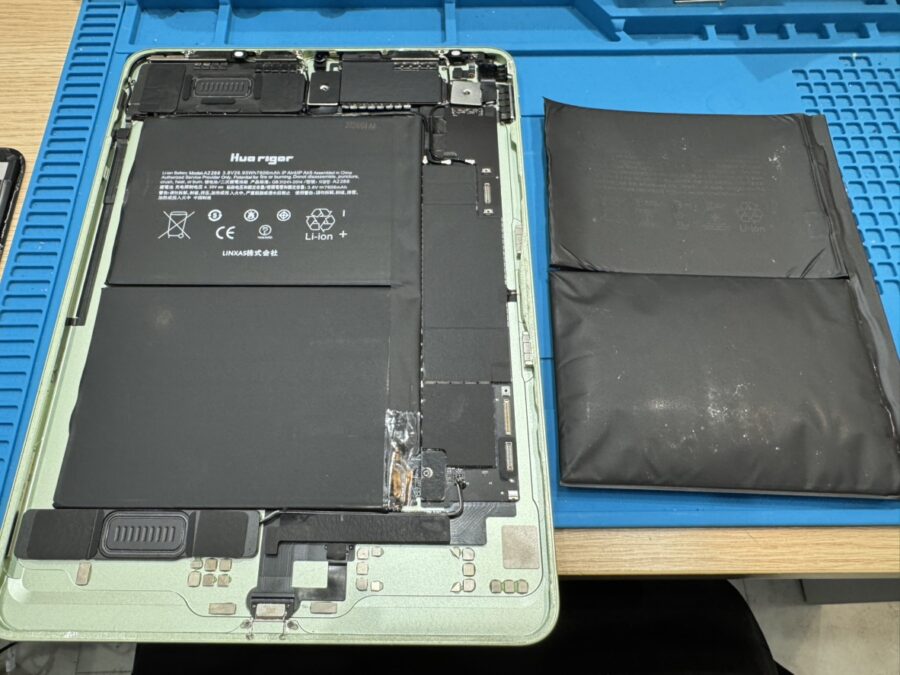iPad Air 第4世代のバッテリー交換は、データそのまま最短即日対応の「スマホ修理工房　池袋P'パルコ本店」へ！