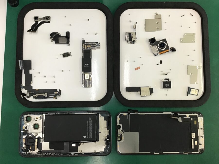 スマホ修理工房王子店/iPhone13の水没修理をいたしました！