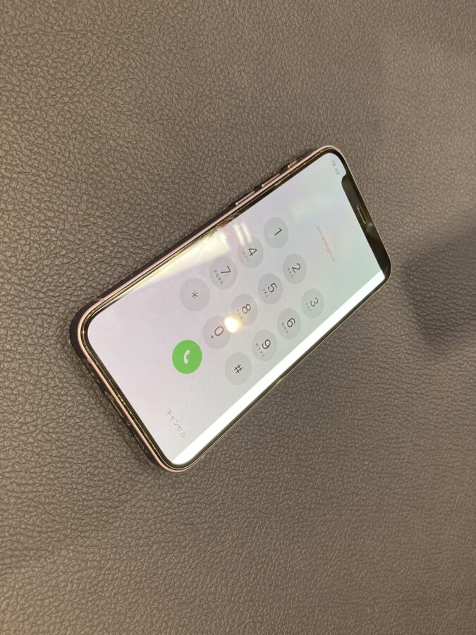 落したら液晶が白くなってしまった…?　iPhone12mini（アイフォントゥエルブミニ）のフロントパネル交換修理を行いました!