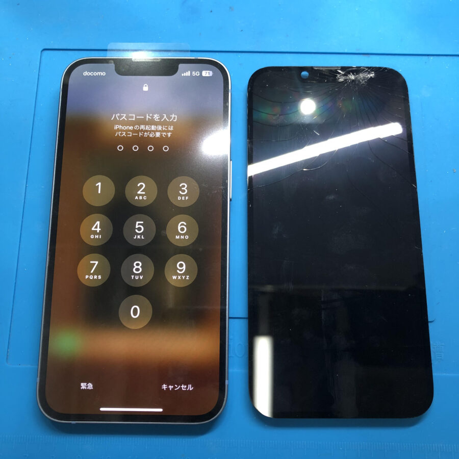 iPhone14 の画面割れ修理は、データそのまま・即日修理対応の「スマホ修理工房　池袋P'パルコ本店」にお任せください！