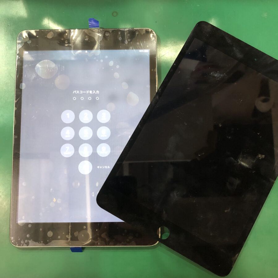 iPad mini4の液晶破損修理は、データそのまま・即日修理対応の「スマホ修理工房　池袋P'パルコ本店」にお越しください！