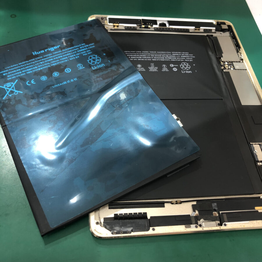 iPad Air 第2世代のバッテリー交換、最短即日・データそのままで修理対応いたします「スマホ修理工房　池袋P'パルコ本店」
