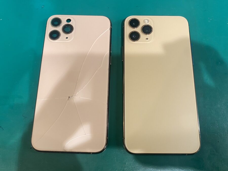 背面ガラスの修理も即日対応！iPhone11Pro 背面ガラス交換修理を承りました！【スマホ修理工房新宿PePe店】