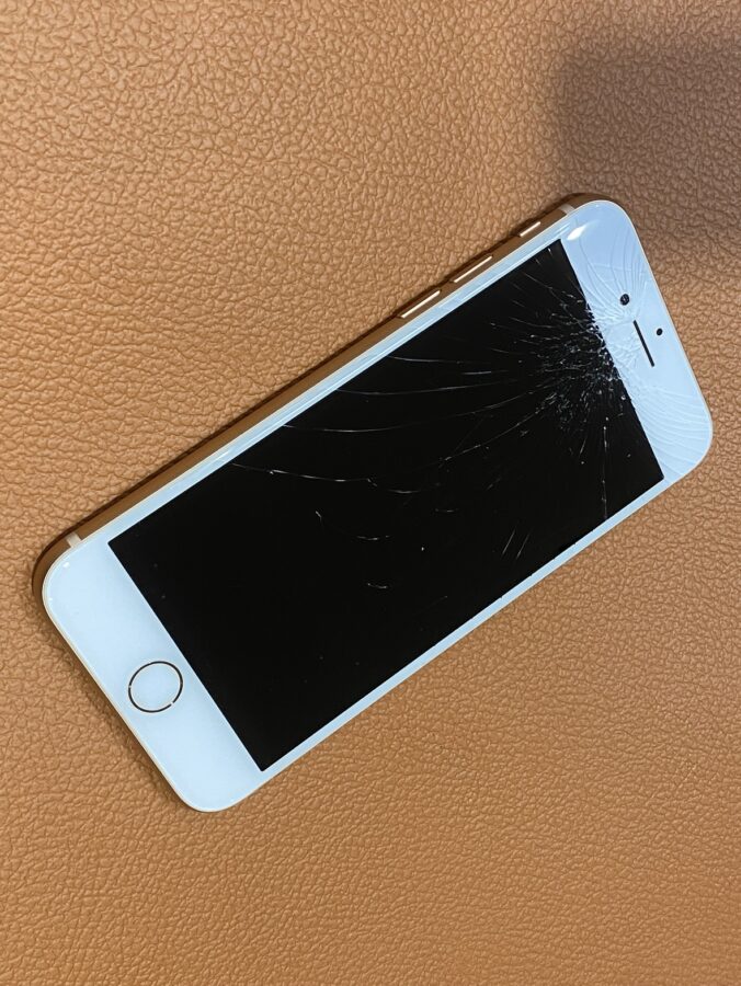 画面が割れてしまったiPhone7 (アイフォン)のフロントパネル交換修理を行いました【スマホ修理工房仙台PARCO2店】