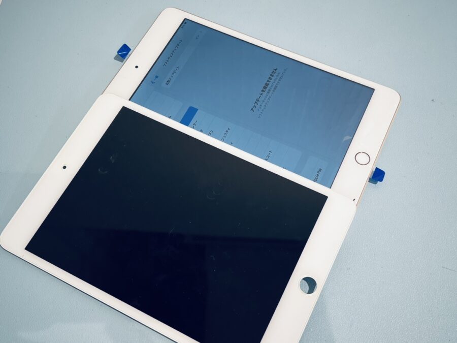 床の落として画面に黒い線が入ってしまった！iPad mini5(アイパッドミニ5)の画面交換修理を行いました！