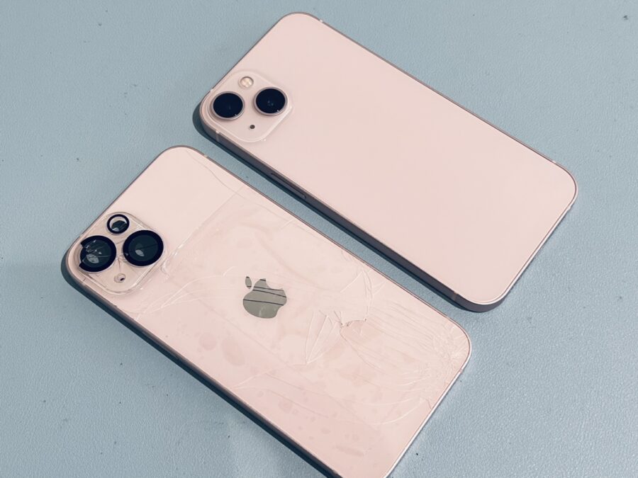 iPhone13(アイフォン)のバックパネル交換修理を行いました！