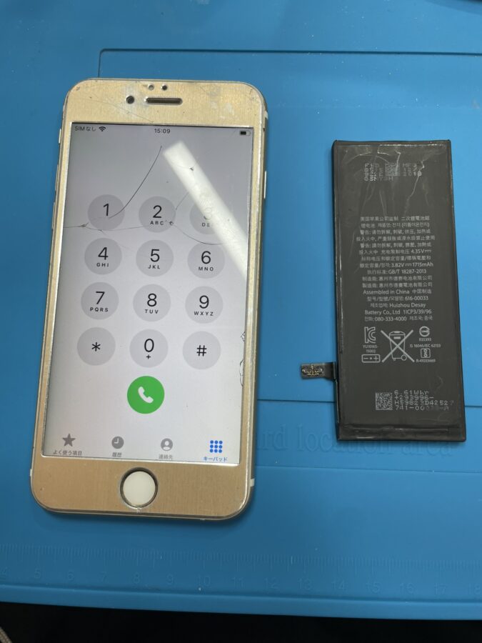 iPhone 6Sのバッテリー交換でもまだまだ対応してます！【スマホ修理工房池袋P'パルコ店】