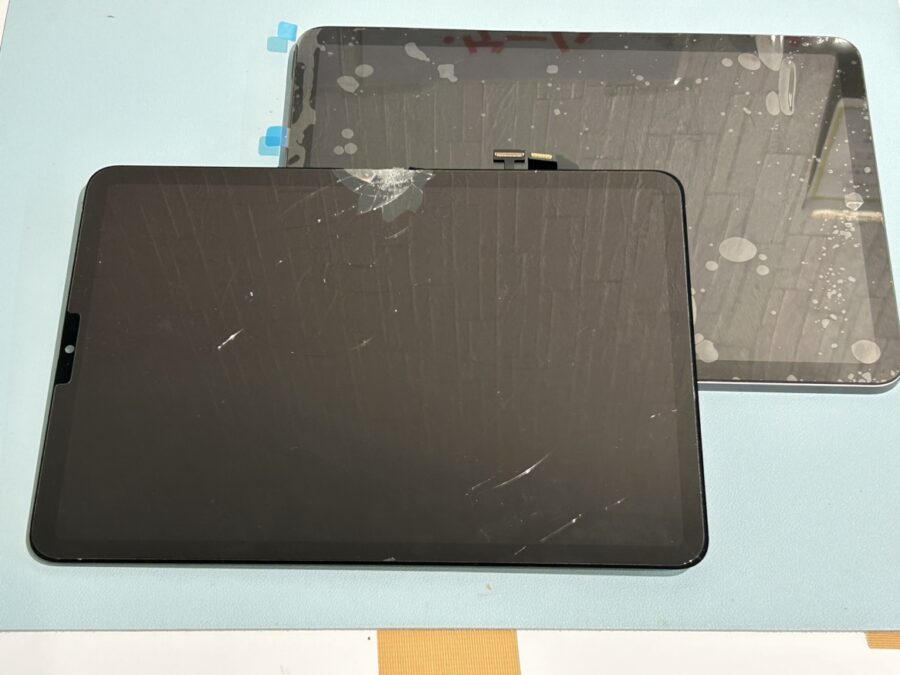 落として画面が思いっきり割れてしまった！iPad Air5(アイパッド)の画面交換修理を行いました！