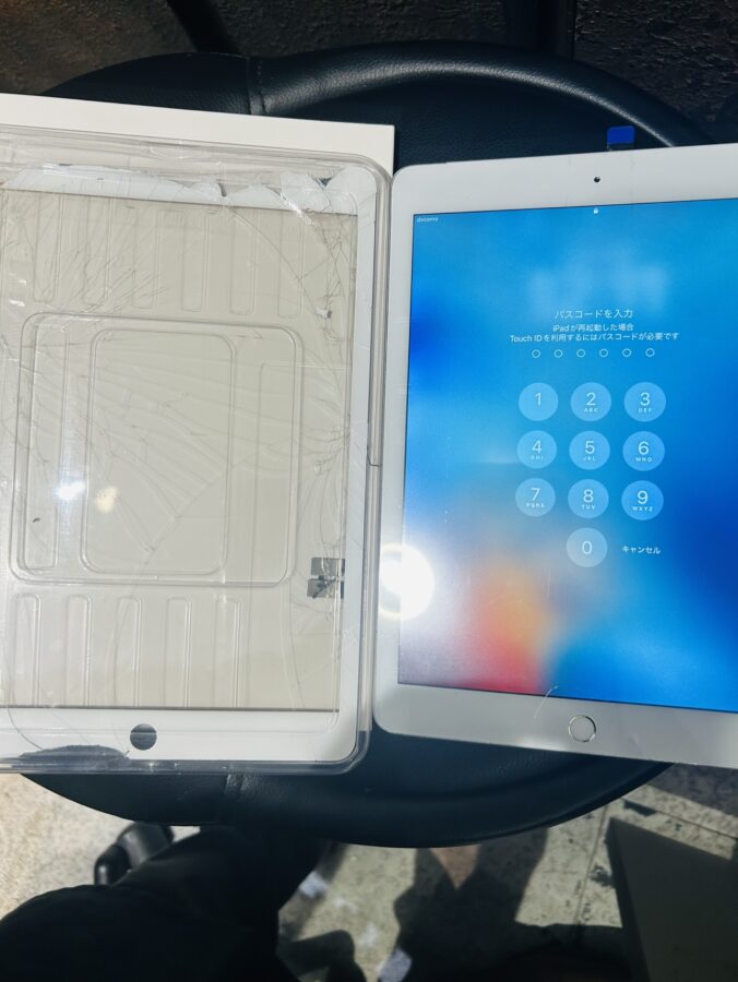 iPad6（アイパッド6）を落としたら画面が割れちゃった！そんな時の画面の修理はスマホ修理工房にお任せください！