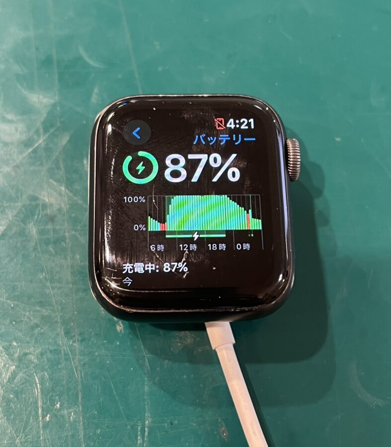バッテリーが数時間しか持たない？AppleWatch5 44mm（ アップルウォッチ）バッテリー交換を承りました！！