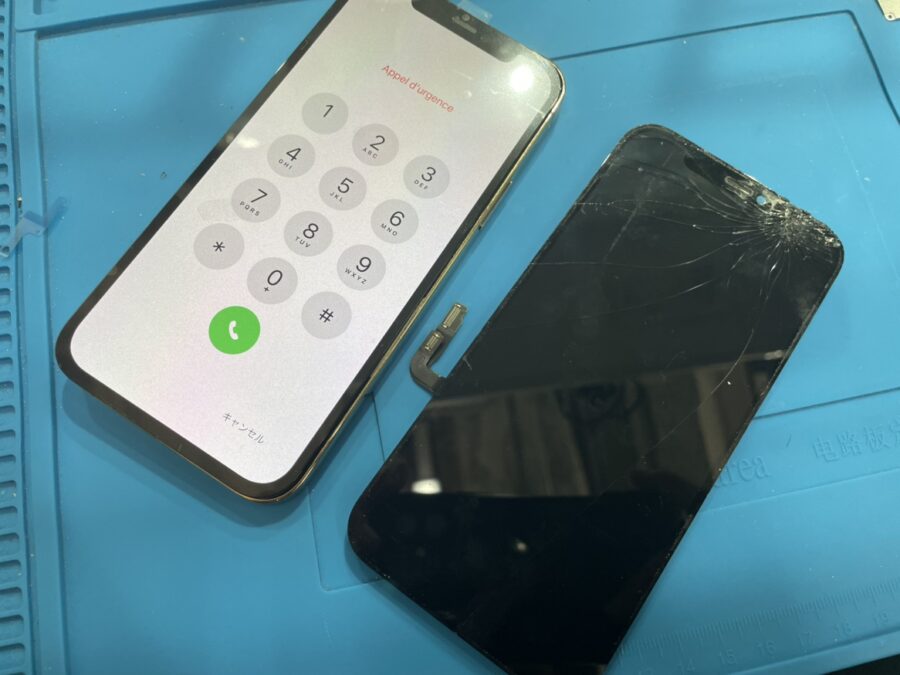 iPhone12Pro の画面交換は、データそのまま・即日修理対応の「スマホ修理工房池袋P'パルコ店」に！