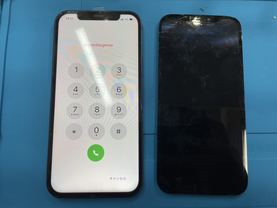 iPhone12(アイフォン12)の画面交換は、データそのまま・即日修理対応の「スマホ修理工房　池袋P'パルコ本店」へ！
